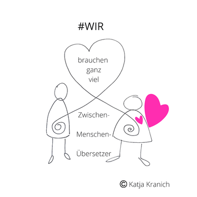 Zwischen-Menschen-Übersetzer